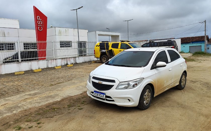 Polícia Civil localiza em Craíbas automóvel roubado em Arapiraca