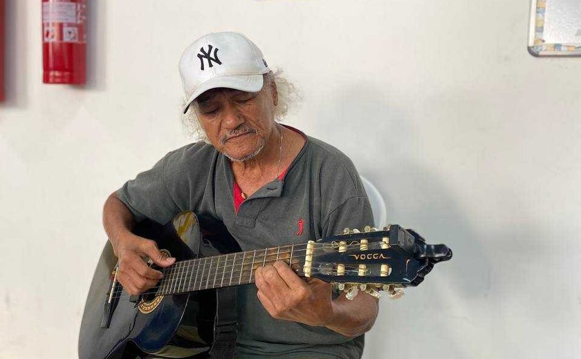 Unidade de saúde na Serraria promove atividade artística com usuários