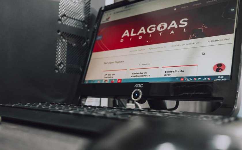 Portal Alagoas Digital reúne serviços que podem ser realizados pela internet