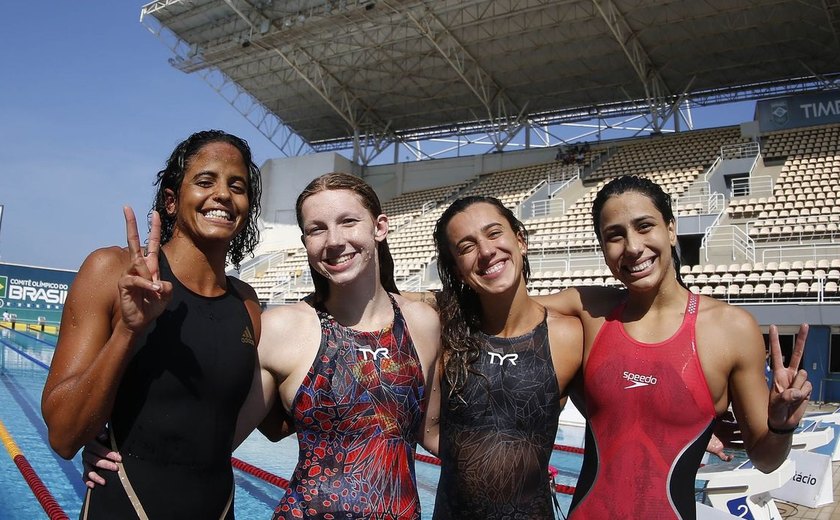 Brasil fica em 6º no revezamento misto 4x100m livre no Mundial de Esportes Aquáticos