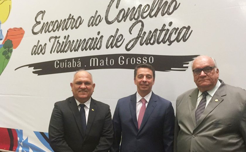 Otávio Praxedes representa TJAL em Encontro de Presidentes de Tribunais de Justiça