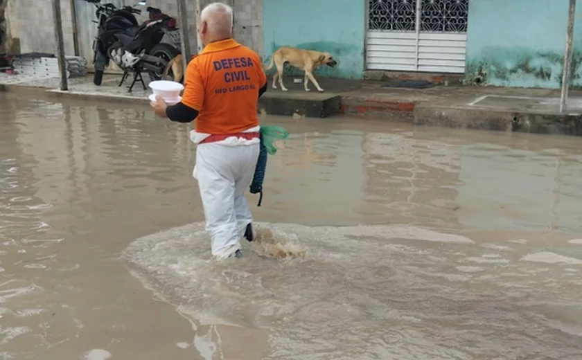 Chuvas em Alagoas já afetam mais de 700 pessoas e deixam Defesa Civil em alerta máximo