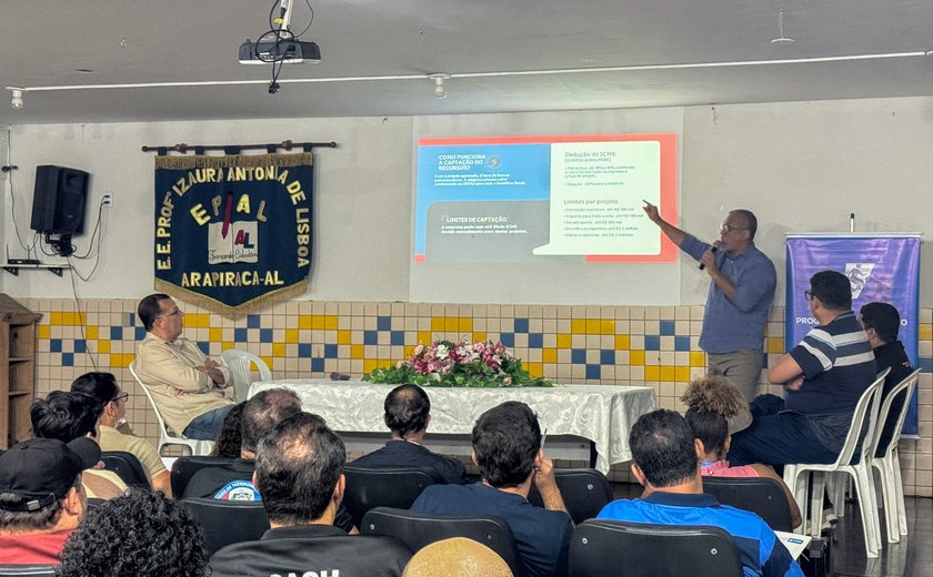 Representantes de entidades esportivas participam de Oficina de Incentivo Fiscal em Arapiraca