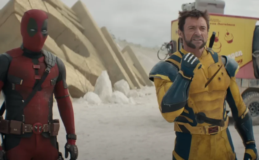 A caminho do Brasil, Ryan Reynolds e Hugh Jackman se divertem em pré-estreias de 'Deadpool & Wolverine' pelo mundo