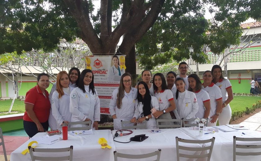 Práticas Integrativas e Complementares fizeram parte da programação do campus Palmeira para o Setembro Amarelo
