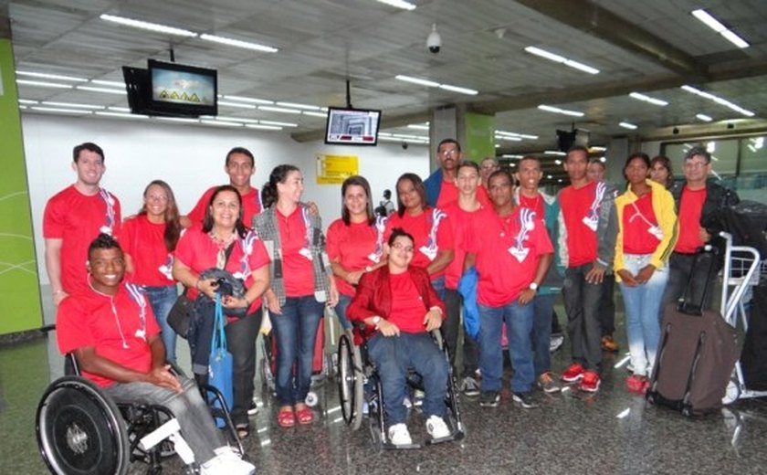 Delegação de Alagoas já está em São Paulo para competir nas Paralimpíadas