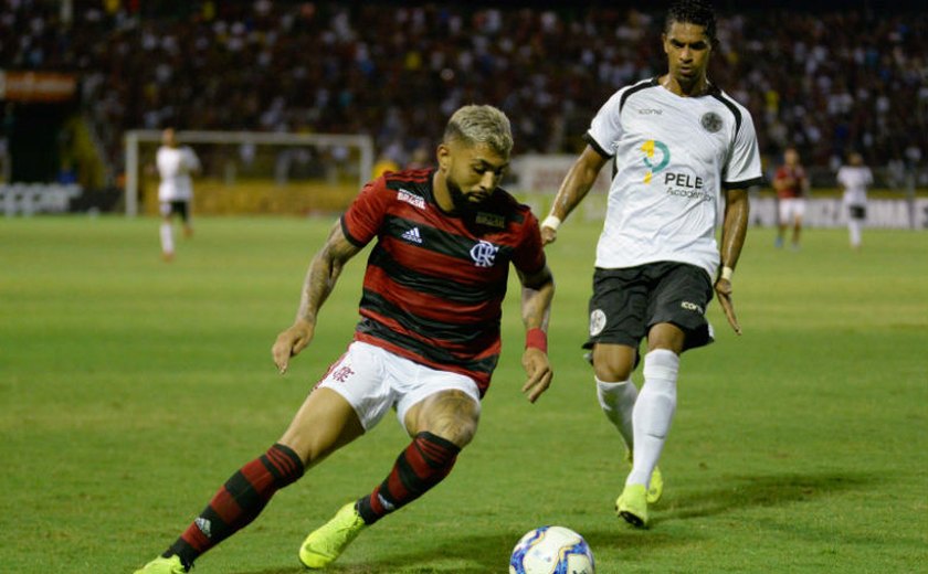 Com golaço de Dourado, Flamengo só empata nas estreias de Gabriel e Arrascaeta