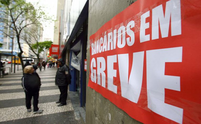 Greve dos bancários fecha agências em Alagoas e outros estados brasileiros