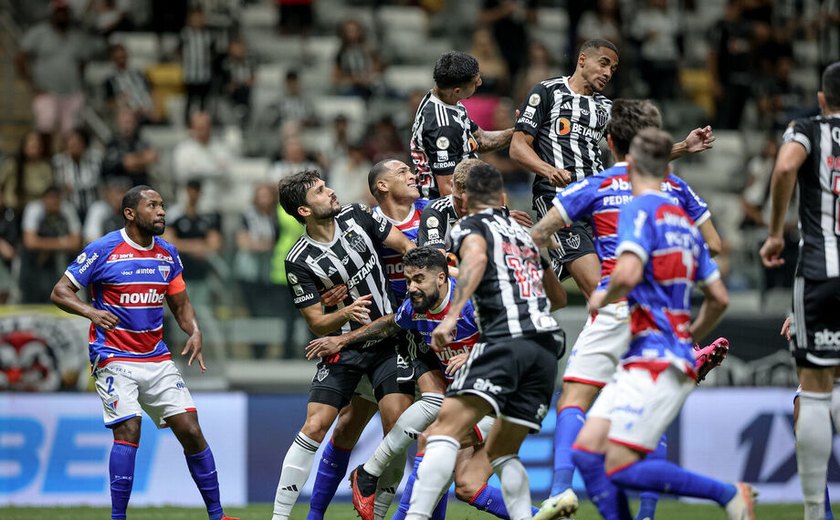 Atlético-MG empata com o Fortaleza em casa e completa três jogos sem vencer no Brasileirão