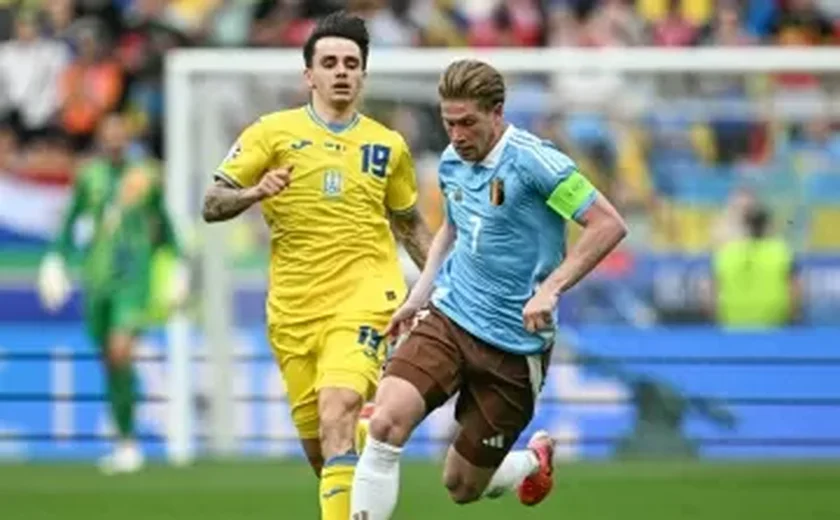 Bélgica joga mal, empata com a Ucrânia, mas avança ao mata-mata da Eurocopa