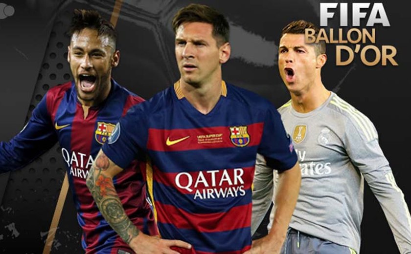 Neymar concorre com Ronaldo e Messi pelo prêmio de melhor do mundo
