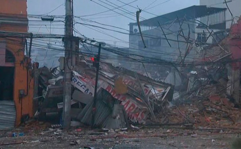 Explosão deixa feridos e destrói imóveis na Zona Norte do Rio