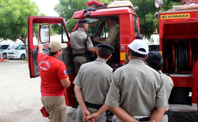 Policiais Militares iniciam aulas práticas para conduzir veículos de emergência