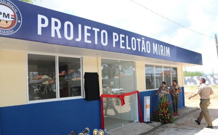 Prédio do Projeto Pelotão Mirim é inaugurado em Arapiraca