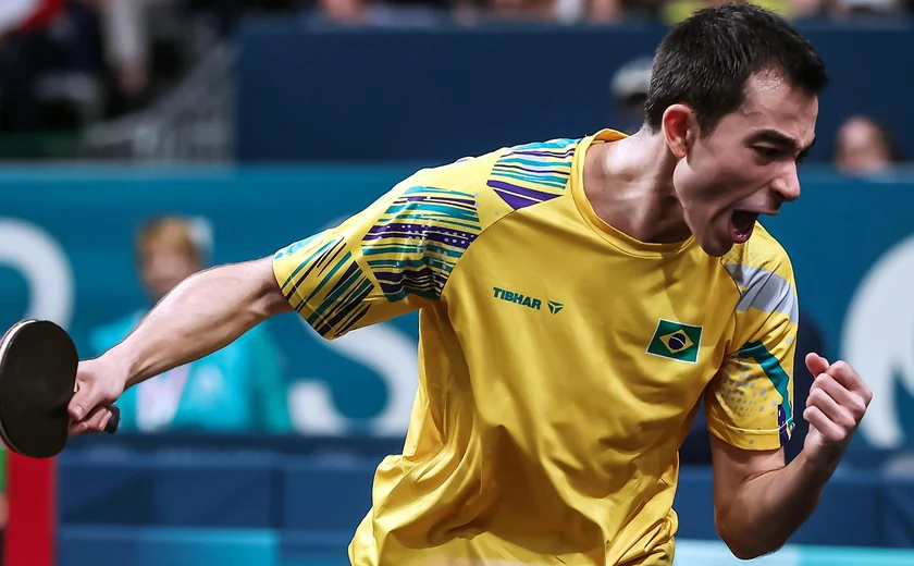 Hugo Calderano vence sul-coreano e avança, de forma inédita, à semifinal dos Jogos Olímpicos