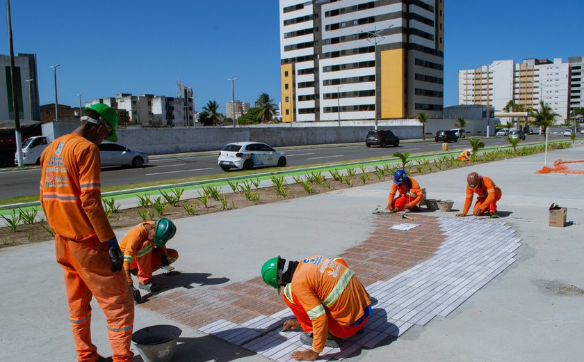 Obras de urbanização do Renasce Salgadinho avançam na Praia da Avenida