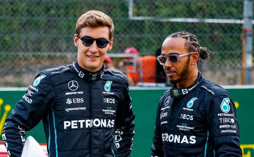 Hamilton e Russell lamentam corrida frustrante em Cingapura e queda de rendimento da Mercedes