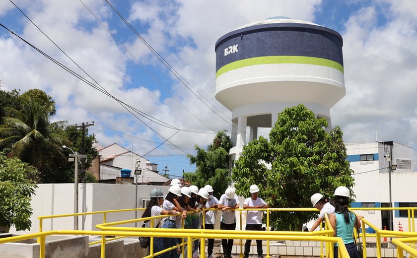 Estudantes do IFAL visitam Estação de Tratamento de Água da BRK