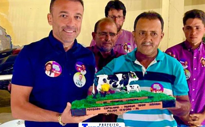 Major Izidoro: prefeito Theobaldo Cintra participa da solenidade de abertura da Festa do Leite, em Capelinha
