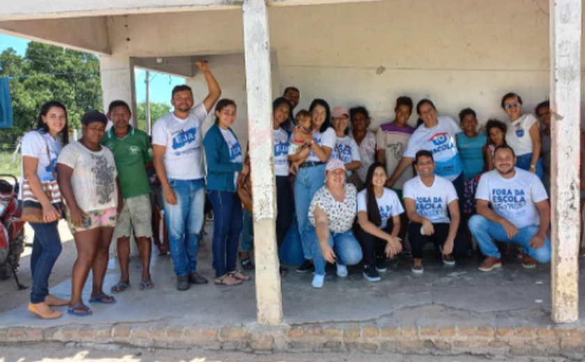 Semed de Major Izidoro promove busca ativa visando atrair crianças, adolescentes e adultos para escolas