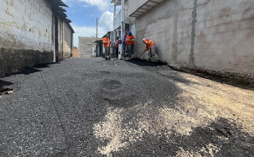 Travessas do Conjunto Bela Vista no Biu recebem pavimentação