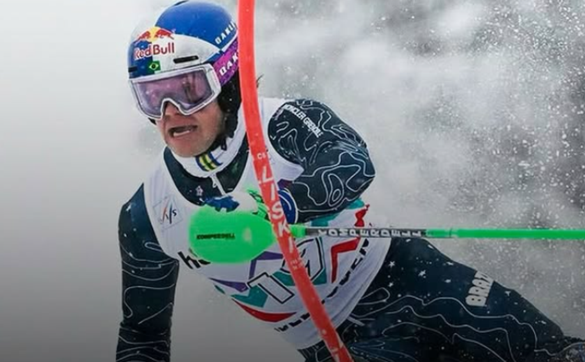 Lucas Pinheiro Braathen perde ouro na Copa do Mundo de esqui alpino por 2 centésimos