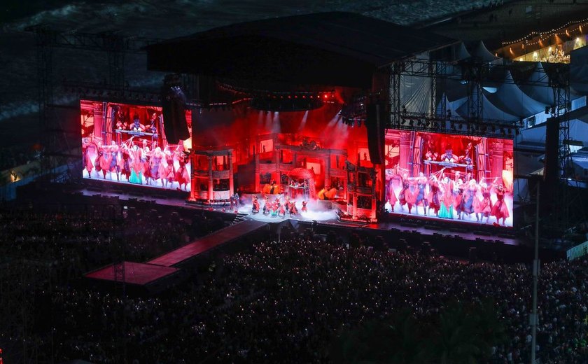 Médicos atendem 795 pessoas durante show de Lady Gaga, no Rio