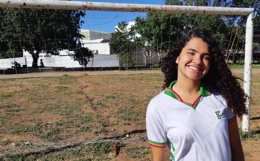 Aluna do campus Palmeira integra time do Ifal participante do Brasileirão Escolar de Futebol