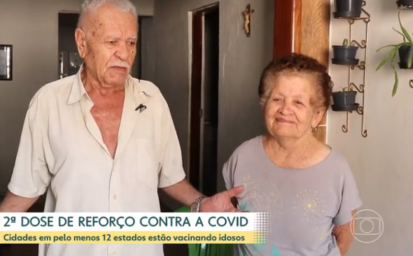 São José da Laje é destaque no Jornal Hoje por estratégia para vacinar idosos com segunda dose de reforço contra a Covid