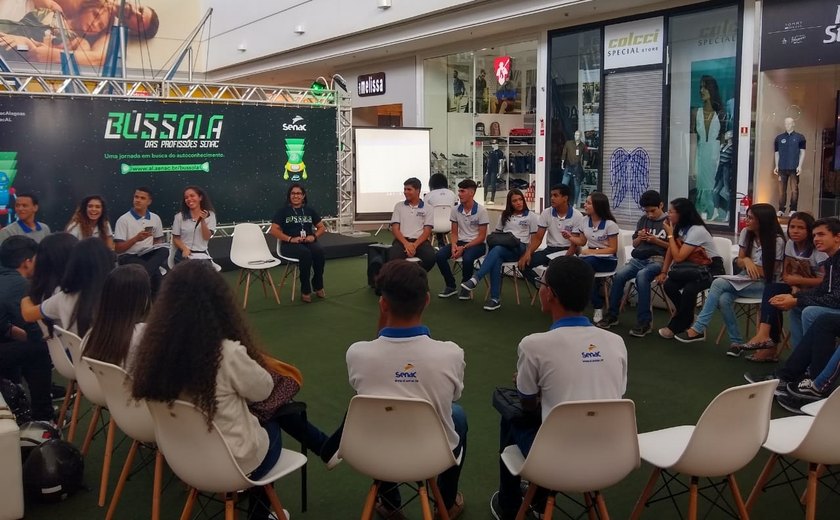 Em Arapiraca: Senac oferece ferramenta de orientação profissional para público de centro de compras