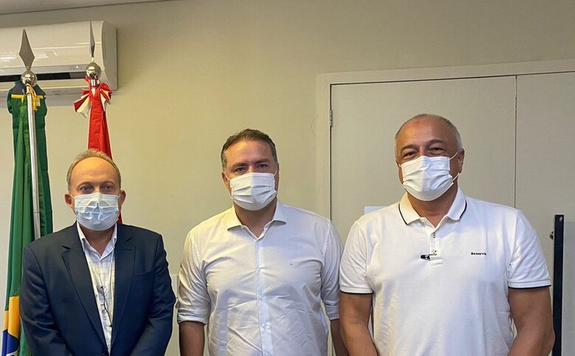 Deputado Galba Novaes participa da assinatura da ordem de serviço para construção de um CISP em Colônia Leopoldina