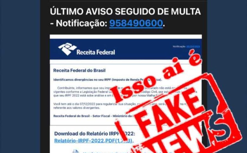 Sindilojas Arapiraca orienta sobre golpe que utiliza falsa mensagem da Receita Federal