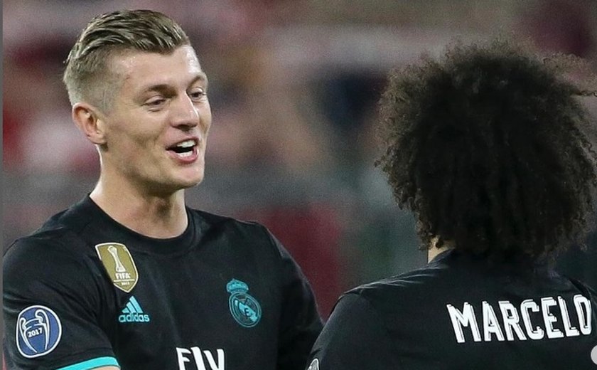 Marcelo, do Fluminense, lamenta a aposentadoria de Toni Kroos: 'Dia triste para o futebol'