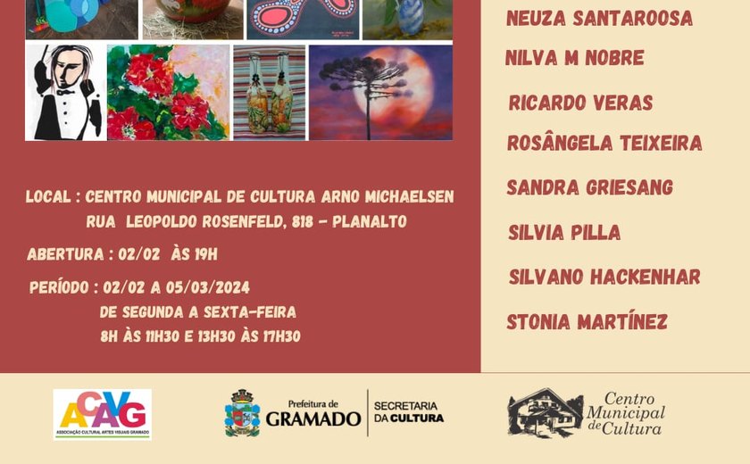Gramado se transforma em uma explosão de cores na nova exposição do Centro Cultural