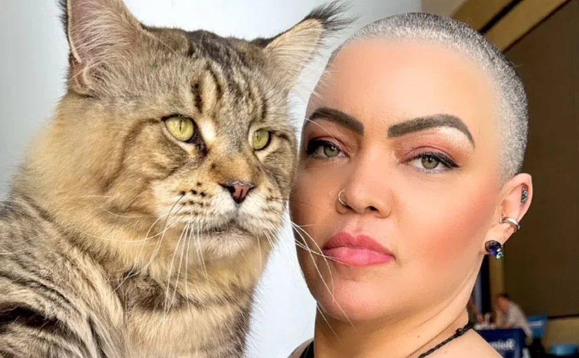 Conheça Xartrux, gato brasileiro que pode entrar para o 'Guinness Book' como o maior do mundo