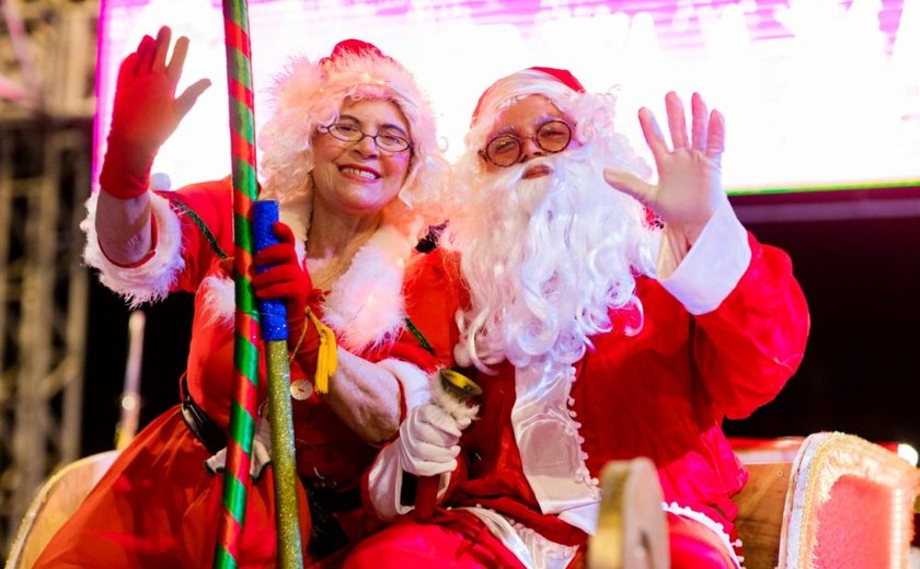 Natal para toda família: Prefeitura realiza 2ª edição da Parada Natalina no Bosque das Arapiracas