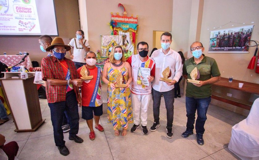 Arapiraquenses são destaque na premiação do Mestre Bumba, em Pilar