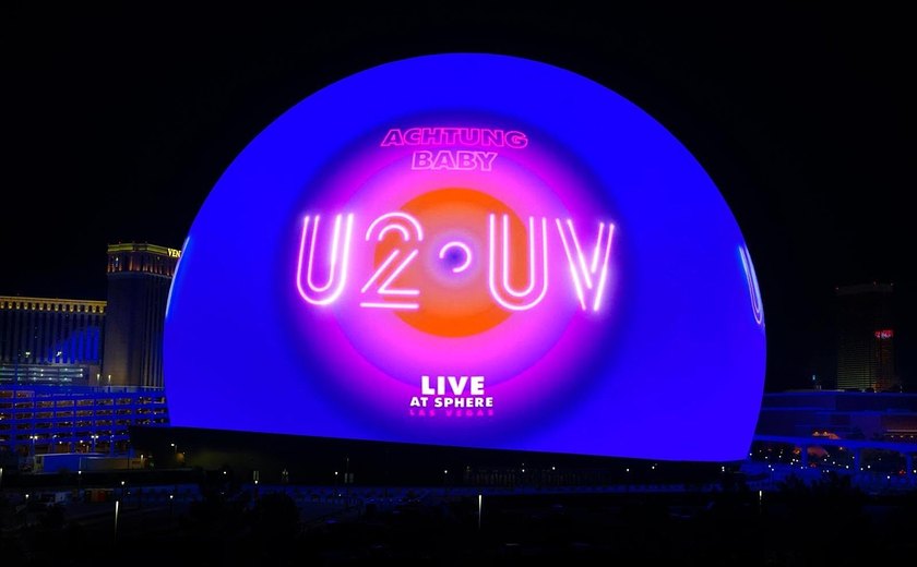 Espaço inovador em Las Vegas, The Sphere é inaugurado com show do U2 e viraliza nas redes