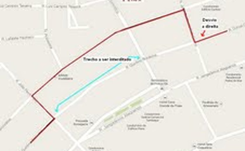Maceió: Trânsito será desviado na Pajuçara para desobstrução de rede coletora de esgoto