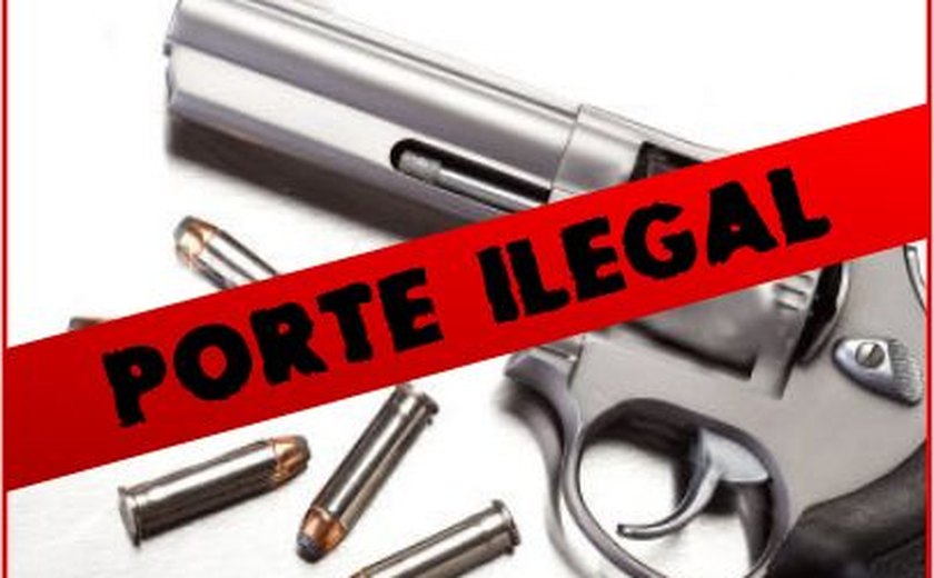 PM apreende revólver no município de Dois Riachos