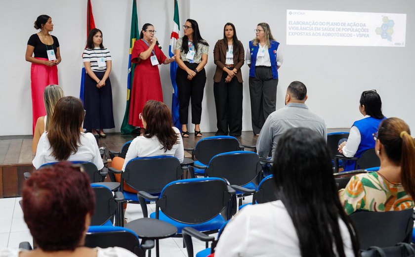 Oficina debate plano de ação para vigilância de populações expostas a agrotóxicos