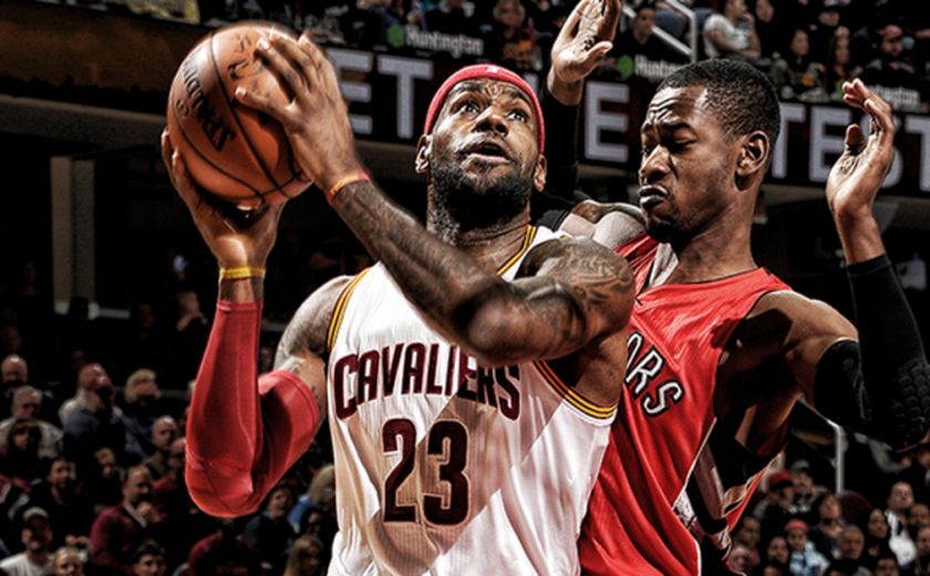LeBron obtém feito inédito, faz ‘double-double’ e Cavaliers vence o líder Raptors