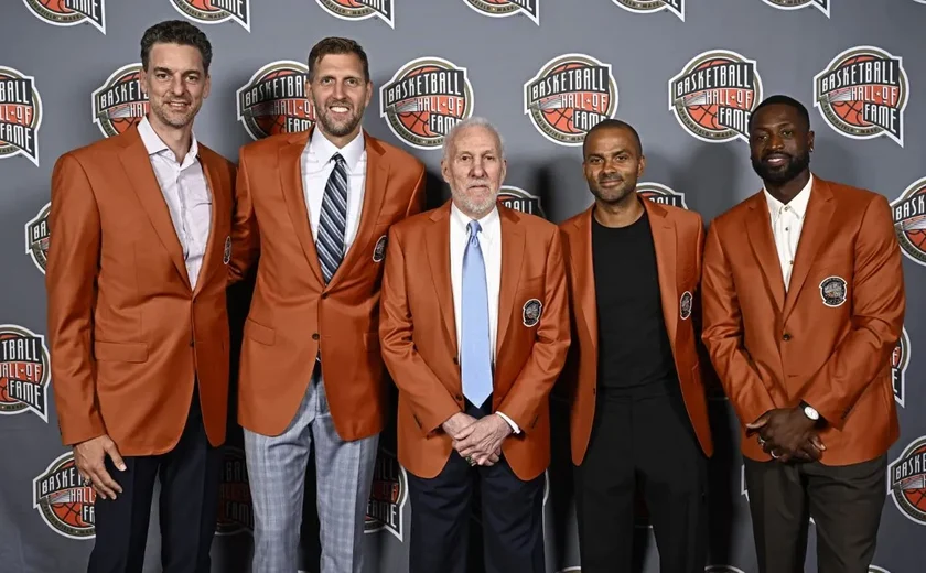 Pau Gasol, Dwayne Wade e Popovich entram para o Hall da Fama da NBA; confira a Classe de 2023