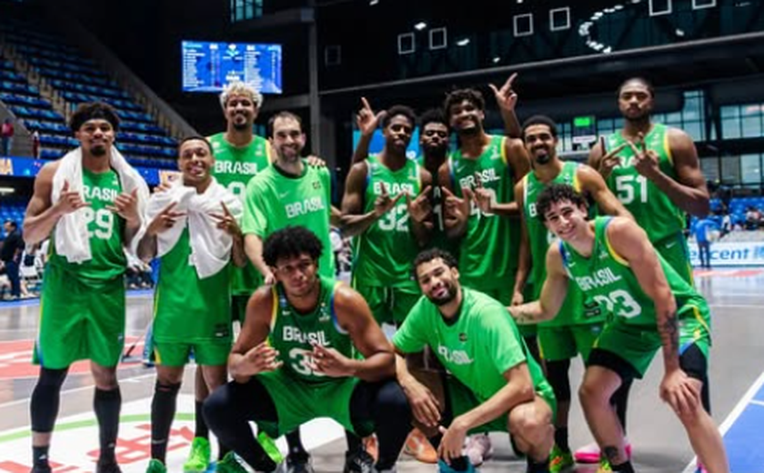 Seleção masculina de basquete vira contra Bahamas e avança às quartas da Americup