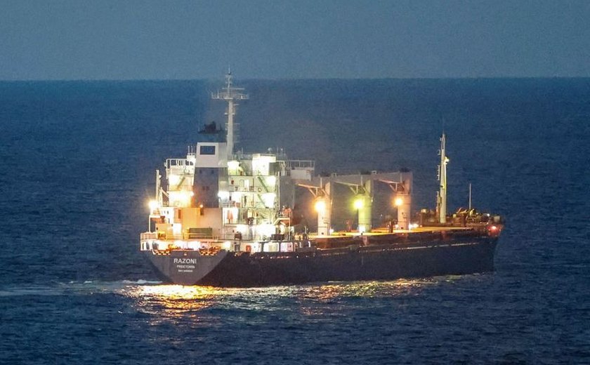 Quatro navios com mais de 161 mil t de milho e outros produtos deixam a Ucrânia