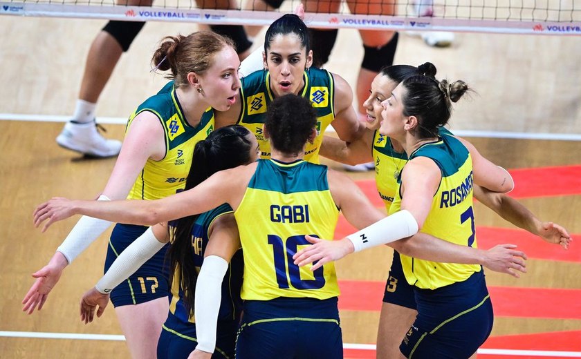 Paris 2024: Brasil conhece adversários do torneio feminino de vôlei