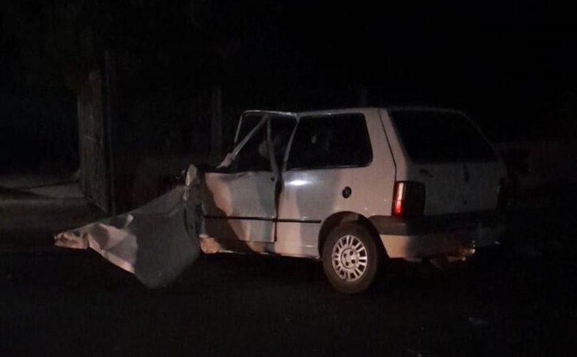 Três morrem em acidente envolvendo motociclistas que faziam racha na AL-220 e motorista de carro