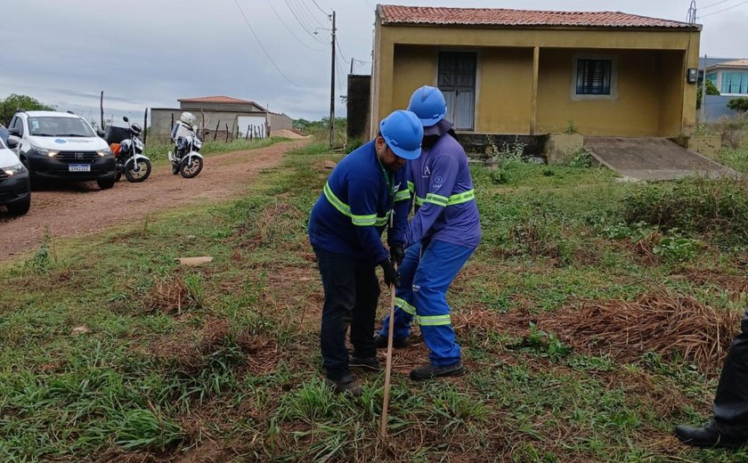 Operações de combate a perdas evitam desperdício mensal de 4 milhões de litros de água no interior de Alagoas