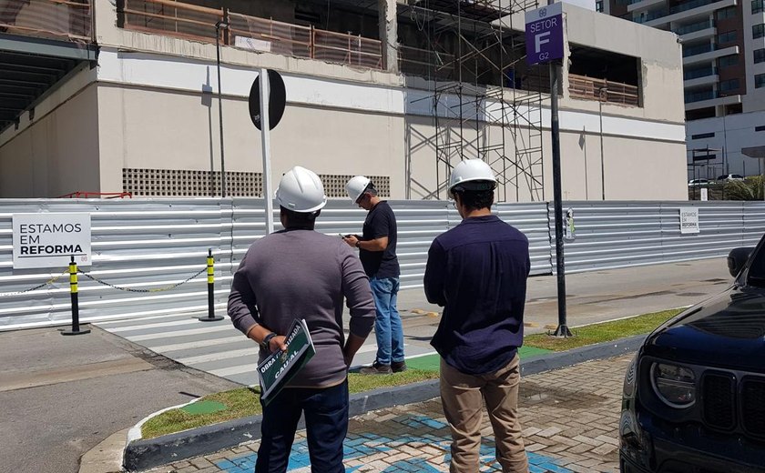 CAU/AL fiscaliza regularidade de obras em shoppings de Alagoas
