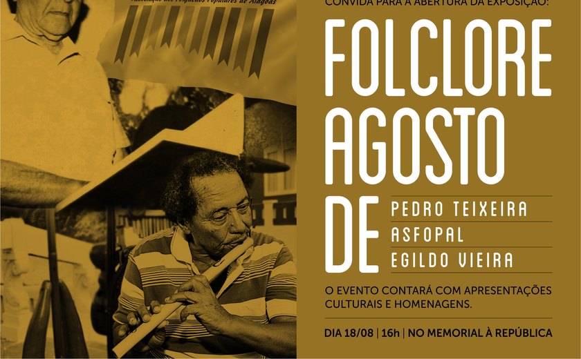 Memorial à República recebe exposição sobre folclore na próxima terça-feira (18)